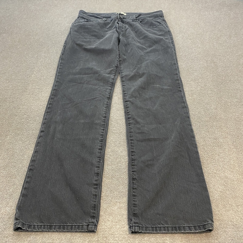 CAbi Jeans Womens 10 Black Straight Leg Pants Style 188 Denim Casual Classic - Picture 2 of 12